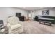 Finished basement area featuring carpet flooring at 3751 W 136Th Ave # P3, Broomfield, CO 80023