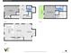 Detailed floorplan showcasing layouts of bedroom, kitchen, dining and living areas at 1270 Winona Ct, Denver, CO 80204