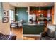 Modern kitchen with stainless steel appliances and granite countertops at 10111 Inverness Main St # 425, Englewood, CO 80112
