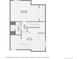 Lower level floor plan with bedroom and utility at 11919 E Yale Ave, Aurora, CO 80014