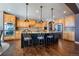 Spacious kitchen featuring an island, stainless steel appliances, and hardwood floors at 2543 Eastview Dr, Castle Rock, CO 80104