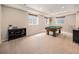 Basement with a carpeted floor, pool table, and recessed lighting at 19379 W 57Th Pl, Golden, CO 80403