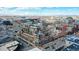 Aerial view of a city building showing its multiple floors and surrounding cityscape at 1499 Blake St # 5D, Denver, CO 80202