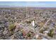 Aerial shot of the property highlighting Tennyson Street's dining, shopping and culture, ideal for urban living at 3504 Newton St, Denver, CO 80211