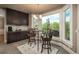 Breakfast nook with a view and a full wet bar at 171 October Pl, Castle Rock, CO 80104