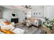 Bright living room showcases modern decor, comfortable seating, and an open layout, with lovely natural light at 7960 Estes Ct, Arvada, CO 80005