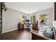 Inviting home office with great natural light and built-in desk at 11453 E Orchard Pl, Englewood, CO 80111