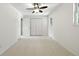 Spacious bedroom with a large closet, providing ample storage and room for all your belongings at 1380 Holly E Dr, Broomfield, CO 80020