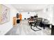 Finished basement featuring plush carpeting, a fireplace, and recessed lighting at 1185 Glencoe St, Denver, CO 80220