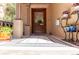 Inviting entrance with a patterned tile floor, decorative plants, and an elegant doorway that welcomes visitors at 1022 N Pearl St # 101, Denver, CO 80203