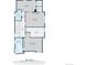 Second floor plan showing the layout of the home at 1022 N Pearl St # 101, Denver, CO 80203