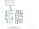 Floor plan showing the layout of the first and second floors of the home at 1022 N Pearl St # 101, Denver, CO 80203