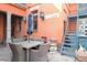 Outdoor patio with stone tile and a seating area at 1022 N Pearl St # 101, Denver, CO 80203