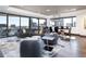 Spacious living area with modern furnishings, expansive windows, and an open layout at 1133 14Th St # 3320, Denver, CO 80202