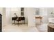 Well-lit office space with neutral carpet and modern desk at 940 N Ogden, Denver, CO 80218
