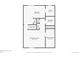 Basement floor plan showing recreation room, bedroom, laundry room, closet, and full bath at 1946 Ensenada St, Aurora, CO 80011