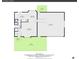 Floorplan illustrating the layout of the kitchen, dining area, living room and garage of a home at 15065 Huron St, Broomfield, CO 80023