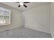 Bedroom with neutral carpet, great natural light and ceiling fan at 16076 Columbine Pl, Thornton, CO 80602