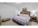 Serene bedroom with a warm wood bed frame, soft bedding, and matching nightstands for a cozy feel at 27957 E 9Th Dr, Aurora, CO 80018