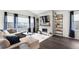 Bright living room with sectional sofa and fireplace at 9392 Anvil St, Arvada, CO 80007