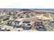 Breathtaking aerial perspective highlighting the property's attractive curb appeal and picturesque neighborhood setting at 5381 Hickory Oaks Trl, Castle Rock, CO 80104