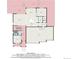 Detailed floor plan showcasing the layout of the main level, including the kitchen, living room, and dining area at 5381 Hickory Oaks Trl, Castle Rock, CO 80104