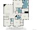 Detailed floor plan showcases the layout of the 2nd level, including bedrooms, bathrooms and walk-in closets at 5381 Hickory Oaks Trl, Castle Rock, CO 80104