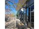 Restaurant featuring outdoor seating, a modern storefront, and Blue Fin signage at 1941 Wabash St, Denver, CO 80220