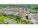 Aerial view of a home in a suburban neighborhood with well-maintained lawns and mature trees at 20145 E Fair Ln, Centennial, CO 80016