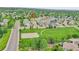 Aerial view showcasing the property in a suburban setting with nearby park and recreation areas at 20145 E Fair Ln, Centennial, CO 80016