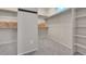 Walk-in closet with carpeted floor and custom shelving provides generous storage space at 20145 E Fair Ln, Centennial, CO 80016