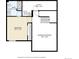 Basement level floor plan exhibiting bedroom, bathroom, recreation room, and utility layout at 4784 Raven Run, Broomfield, CO 80023