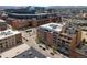 High-angle view highlights the city's architecture, close proximity to the stadium, and vibrant streetscape at 2245 Blake St # C, Denver, CO 80205