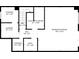 Basement floor plan featuring a recreation room, laundry area, storage, electrical room and bath at 2796 Newport Cir, Castle Rock, CO 80104