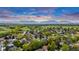 Aerial view of a neighborhood with snow-capped mountains in the background on a beautiful day at 323 S Hoover Ave, Louisville, CO 80027