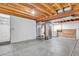 Unfinished basement area featuring a utility area and washer dryer hookups at 323 S Hoover Ave, Louisville, CO 80027