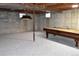 Unfinished basement with pool table and exposed ceiling at 1040 Hemlock Way, Broomfield, CO 80020