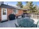 Large deck perfect for outdoor entertaining and dining in backyard at 1040 Hemlock Way, Broomfield, CO 80020