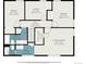 Second story floor plan featuring multiple bedrooms and baths at 1040 Hemlock Way, Broomfield, CO 80020