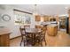 Bright eat-in kitchen featuring modern appliances and ample counter space, perfect for cooking and dining at 1040 Hemlock Way, Broomfield, CO 80020