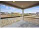Back porch with view of construction at 24747 E 40Th Ave, Aurora, CO 80019