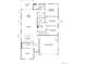 Detailed floor plan showcasing the layout with bedrooms, kitchen, living spaces, and garage at 24747 E 40Th Ave, Aurora, CO 80019