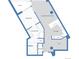 Detailed floorplan showcasing layout of rooms, including living area, kitchen, bedrooms, and patio at 4200 W 17Th Ave # 619, Denver, CO 80204