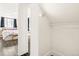 Storage closet with hanging rack with entryway to bedroom at 1024 E 14Th Ave # 9, Denver, CO 80218