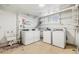 Functional laundry room featuring washing machines and sinks at 1024 E 14Th Ave # 9, Denver, CO 80218