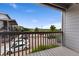 Balcony with view of the parking area at 8100 W Quincy Ave # A8, Littleton, CO 80123