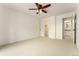 Large bedroom featuring carpeted floors, closet and an adjoining bathroom at 8100 W Quincy Ave # A8, Littleton, CO 80123