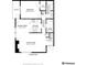 Detailed floor plan showcasing layout, dimensions, and placement of rooms at 8100 W Quincy Ave # A8, Littleton, CO 80123
