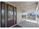 Covered front porch featuring a classic design at 4565 Colorado River Dr, Firestone, CO 80504
