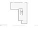 Floor plan of the unfinished basement space including the stairwell in this home at 4807 River Highlands Loop, Elizabeth, CO 80107